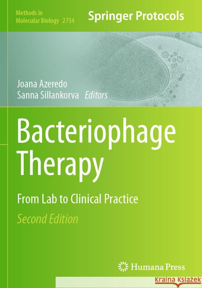 Bacteriophage Therapy  9781071635254 Humana