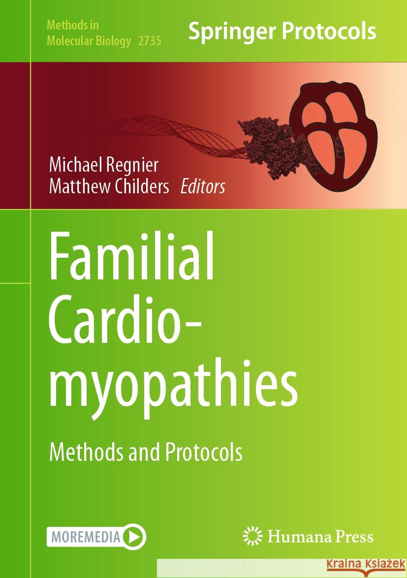 Familial Cardiomyopathies: Methods and Protocols Michael Regnier Matthew Childers 9781071635261 Humana