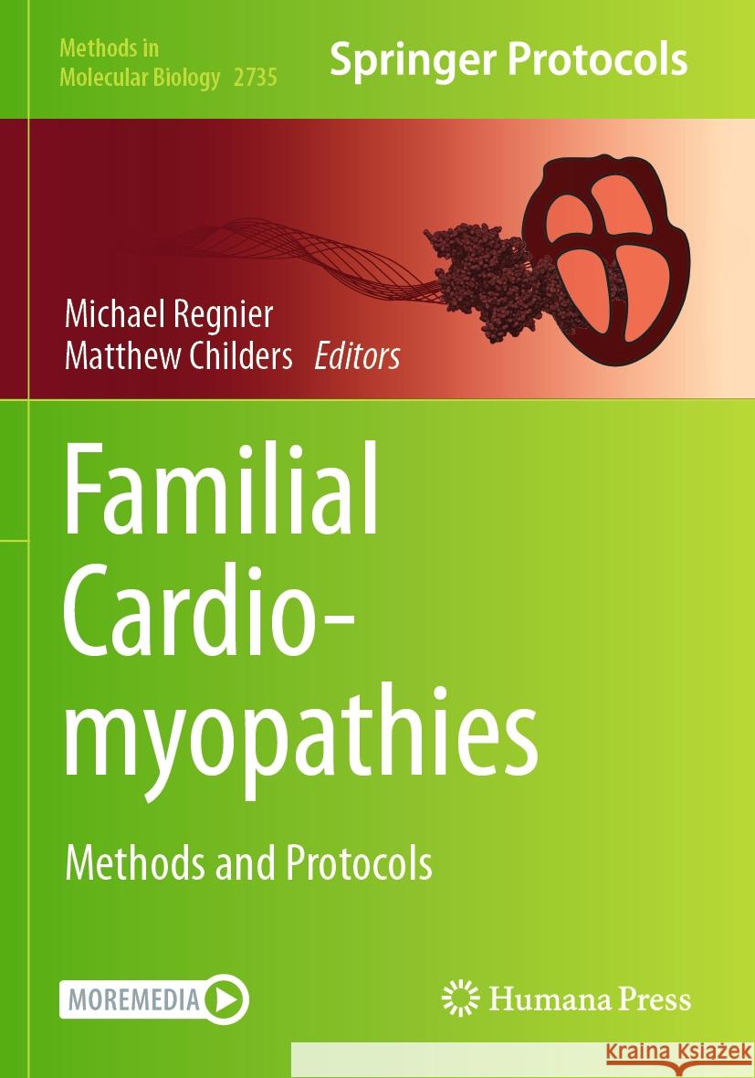 Familial Cardiomyopathies: Methods and Protocols Michael Regnier Matthew Childers 9781071635292 Humana