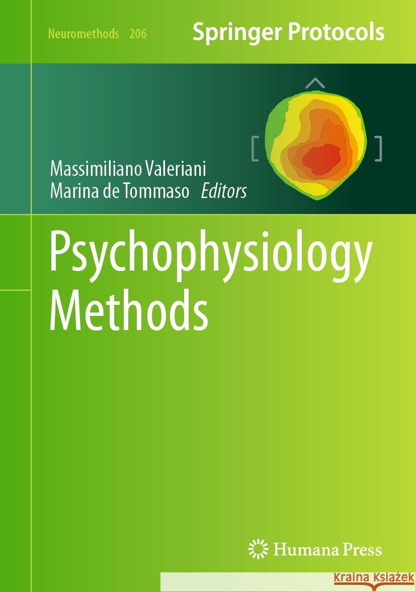 Psychophysiology Methods  9781071635445 Springer US