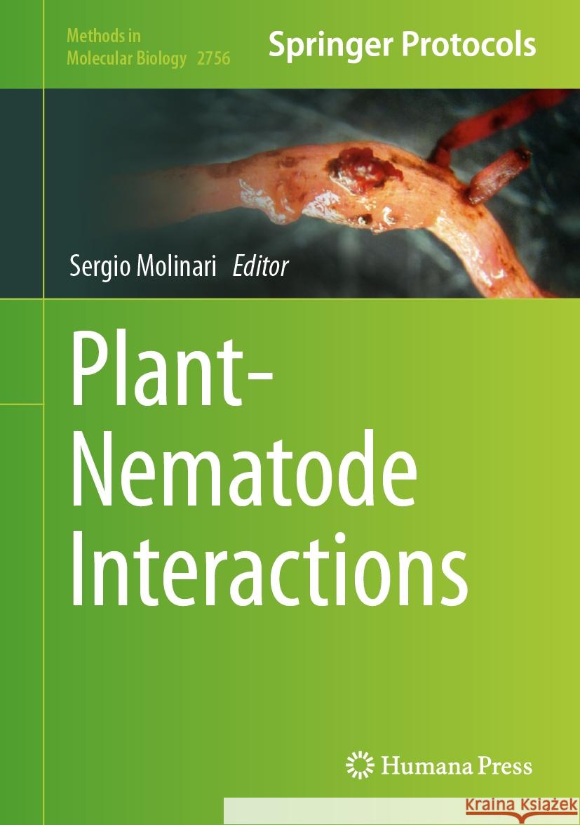 Plant-Nematode Interactions Sergio Molinari 9781071636374 Humana