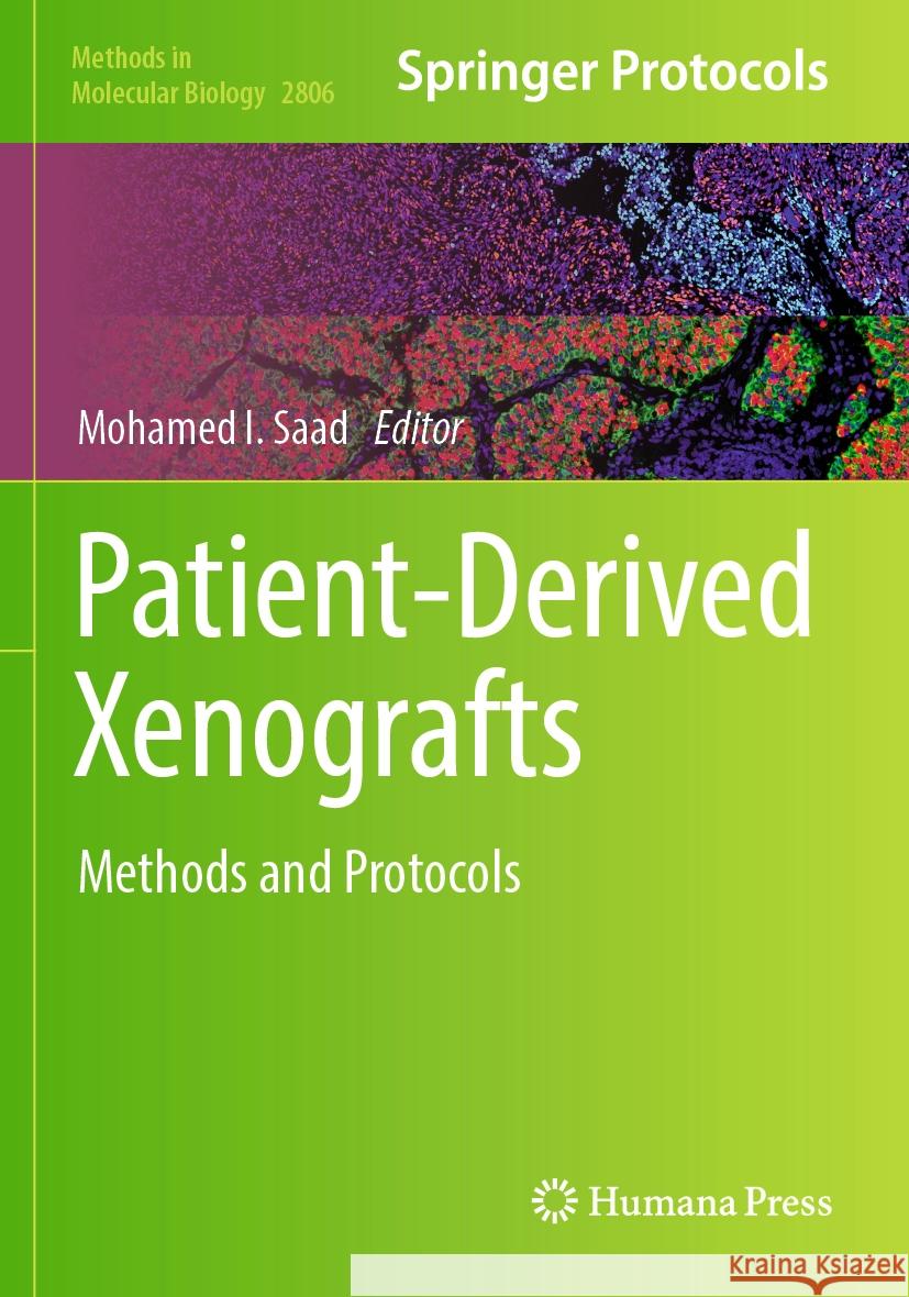 Patient-Derived Xenografts  9781071638606 Springer US