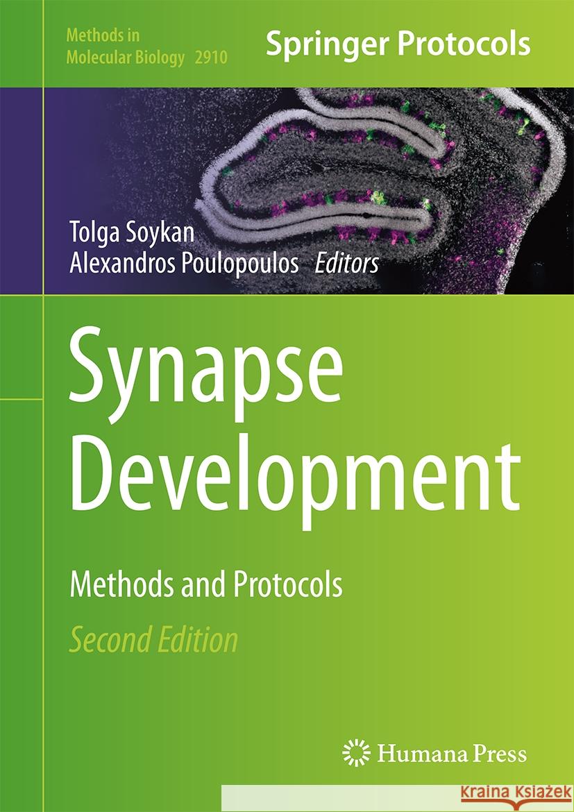 Synapse Development: Methods and Protocols Tolga Soykan, Alexandros Poulopoulos 9781071644454 Springer-Verlag New York Inc.
