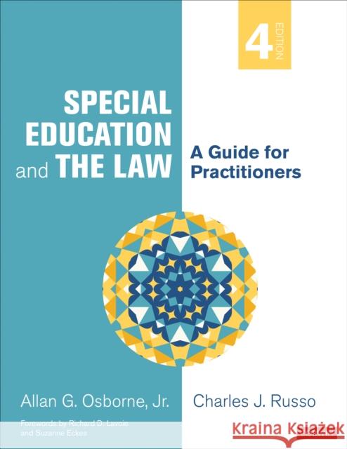 Special Education and the Law: A Guide for Practitioners Allan G. Osborne Charles Russo 9781071818954 SAGE Publications Inc