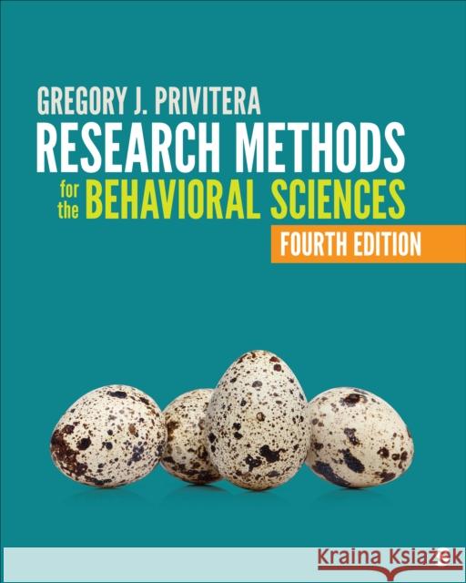 Research Methods for the Behavioral Sciences Gregory J. Privitera 9781071879375