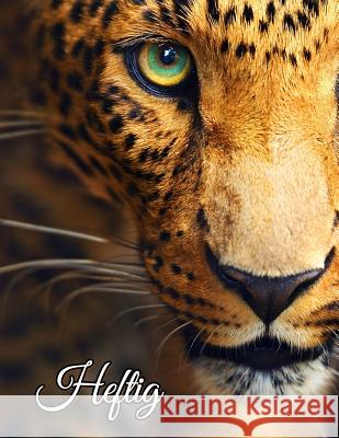 Heftig: Schönes Leoparden-Buch, das als Tagebuch oder Notizbuch verwendet werden kann Taco Head Art 9781072683070 Independently Published