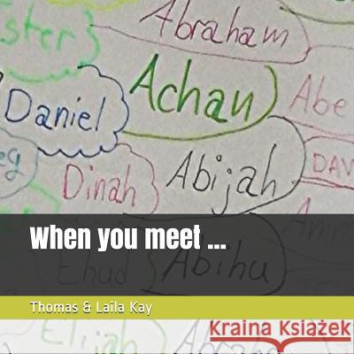 When you meet ... Laila Kay Thomas Haindl 9781073327171 Independently Published