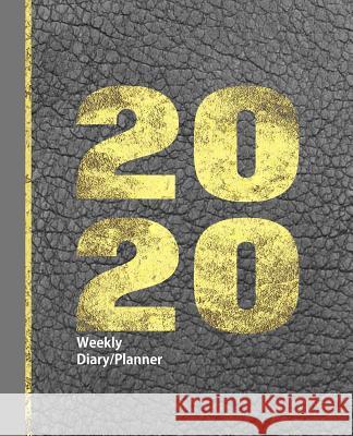 Leather & Gold Leaf Effect Design: Diary Weekly Spreads January to December Shayley Stationery Books 9781073361533 Independently Published