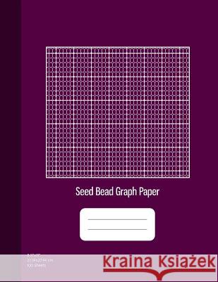 Seed Bead Graph Paper: Beadwork Paper, Seed Beading Grid Paper, Beading on a Loom, 100 Sheets, Purple Cover (8.5x11) Publishing, Graphyco 9781073513253 Independently Published