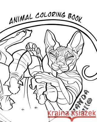 Animal Coloring Book Amanda Milo 9781073707324 Independently Published