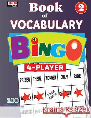 BOOK of Vocabulary BINGO, VOL.2 Jaja Books                               J. S. Lubandi 9781074055349 Independently Published