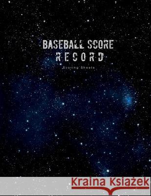 Baseball Score Record Scoring Sheets: This baseball scorecard has many spaces on which to record the hits, runs, and various plays of both the home an Amberly Love 9781075421907 Independently Published