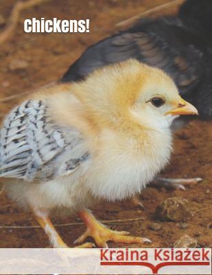 Chickens!: An extra-large print senior reader book with activities sheets Celia Ross 9781076114846