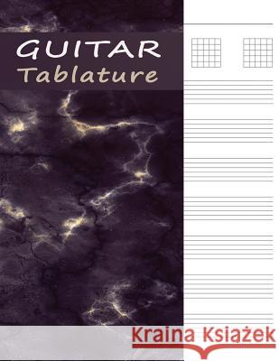 Guitar Tab Manuscript Book: Tablature Paper for Guitar Music & Songs - Purple Marble One Way 9781077402157 Independently Published