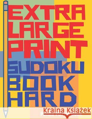 Extra Large Print Sudoku Book Hard: Sudoku Hard Books for Adults - Sudoku In Very Large Print - Brain Games For Seniors Panda Puzzle Book 9781077429666 Independently Published