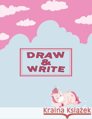 Story Writing Paper for Kids: Primary Drawing & Writing Paper Kindergarten Kids K-2 - Sleeping Unicorn One Way 9781078224437 Independently Published