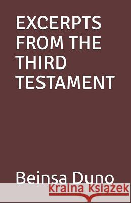 Excerpts from the Third Testament Darin Stoytchev Beinsa Duno 9781078388610 Independently Published