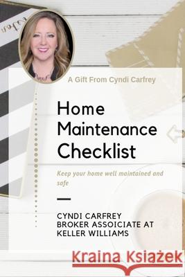 Home Maintenance Checklist Tammie Chrin Twisted Groundhog Publishing Cyndi Carfrey 9781079328769 Independently Published