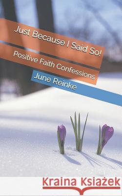 Just Because I Said So!: Positive Faith Confessions June Reinke 9781079951127