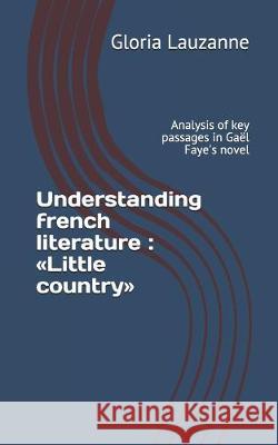 Understanding french literature: Little country: Analysis of key passages in Gaël Faye's novel Gloria Lauzanne 9781080537396 Independently Published