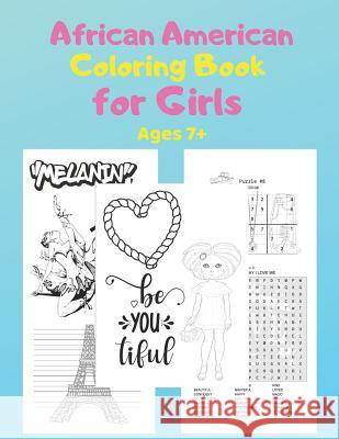 African American Coloring Book for Girls T2 Activity Book Publicatio 9781081012571 Independently Published
