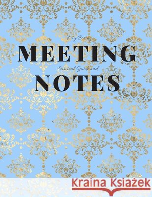 My Boring Meeting Survival Guide and Notes: 8.5x11 Meeting Notebook and Puzzle Book Gadfly Books 9781086200188 Independently Published
