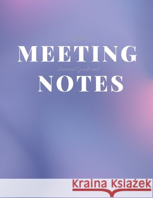 My Boring Meeting Survival Guide and Notes: 8.5x11 Meeting Notebook and Puzzle Book Gadfly Books 9781086421033 Independently Published