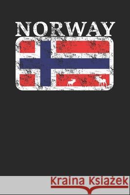 Wikstroem - Notes: Norway Banner Moose - Notebook 6x9 dot grid Felix Ode 9781086505177