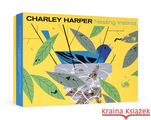 Charley Harper: Nesting Instinct Boxed Notecard Assortment Charley Harper 9781087504889 Pomegranate Communications