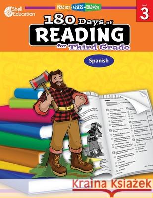 180 Days of Reading for Third Grade (Spanish): Practice, Assess, Diagnose Christine Dugan 9781087648767 Shell Education Pub