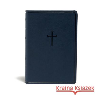 KJV Everyday Study Bible, Navy Cross Leathertouch Holman Bible Publishers 9781087702476 Holman Bibles