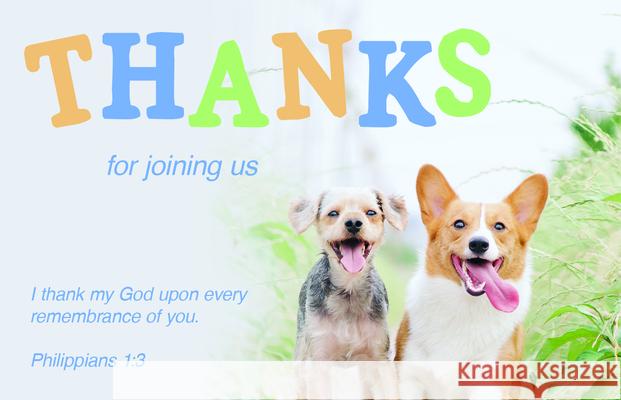 Thanks for Joining Us Postcard (Pkg 25) Inspirational Broadman Church Supplies 9781087755168 