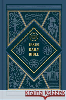 CSB Jesus Daily Bible, Hardcover: Guided Readings Showing Christ Throughout Scripture Dwayne Milioni Csb Bibles by Holman 9781087766157 Holman Bibles