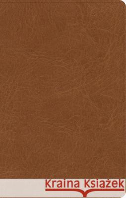 CSB Single-Column Personal Size Bible, Saddle Genuine Leather Csb Bibles by Holman 9781087782683 Holman Bibles