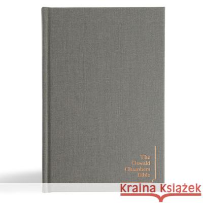 CSB Oswald Chambers Bible, Cloth Over Board: Includes My Utmost for His Highest Devotional and Other Select Works by Oswald Chambers Csb Bibles by Holman 9781087788838 Holman Bibles