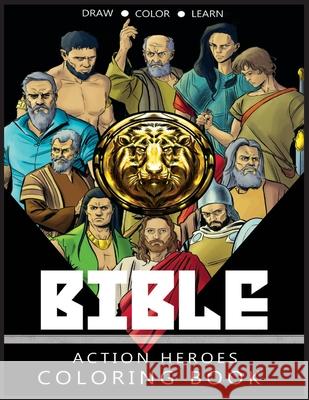 Bible Action Heroes: Coloring Book Javier H. Ortiz Dario Formisani 9781087923420 Supernesis
