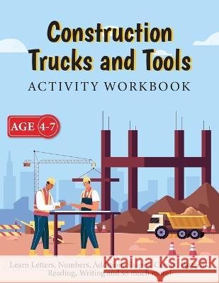 Construction Trucks and Tools - Activity Workbook Beth Costanzo   9781087970394 Adventures of Scuba Jack