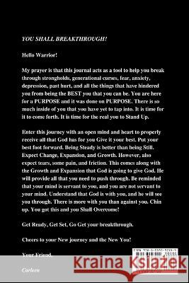 Breakthrough Journal: A resource to guide you through your breakthrough Carleen Roberts 9781088097144 My Wife Can't Cook