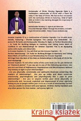 Greater Exploits - 15 - Perfect Relationship - 24 Tools for Building Bridges to Harmony and Taking Charles Spurgeon Tim F LaHaye Ambassador Monday O Ogbe 9781088215890 IngramSpark