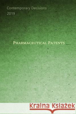 Pharmaceutical Patents Landmark Publications 9781088517932 Independently Published