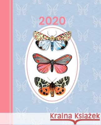 Elegant Butterflies: Diary Weekly Spreads January to December Shayley Stationery Books 9781088720011 Independently Published