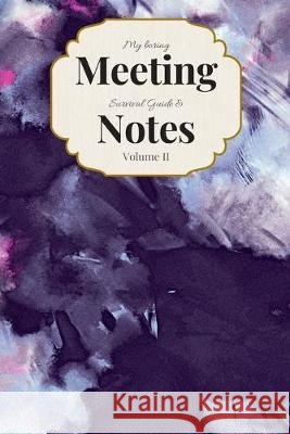 My Boring Meeting Survival Guide & Notes: 6x9 Meeting Notebook and Puzzle Book Gadfly Books 9781089180722 Independently Published