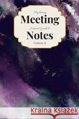 My Boring Meeting Survival Guide & Notes: 6x9 Meeting Notebook and Puzzle Book Gadfly Books 9781089180814 Independently Published