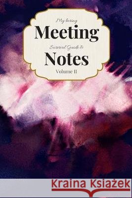 My Boring Meeting Survival Guide & Notes: 6x9 Meeting Notebook and Puzzle Book Gadfly Books 9781089180845 Independently Published