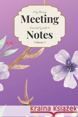My Boring Meeting Survival Guide & Notes Volume I: 6x9 Meeting Notebook and Puzzle Book Gadfly Books 9781089972433 Independently Published