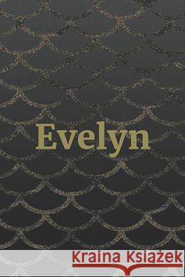 Evelyn: Writing Paper & Black Mermaid Cover Lynette Cullen 9781090567055 Independently Published