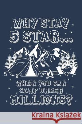 I Only Stay Million Stars: Notebook for Hiking Hiker Camper Camping Trekking 6x9 in Dotted Titus Travelwanderer 9781093606300 Independently Published