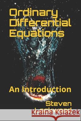 Ordinary Differential Equations: An Introduction Steven Lockwood 9781093764871 Independently Published