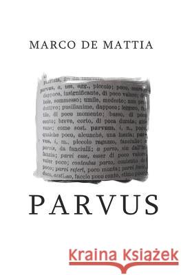 Parvus Marco d 9781095653418