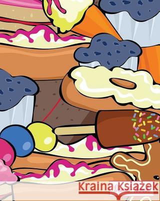 Donut-Book: donut and ice cream print cover Grateful For Donuts 9781097372423 Independently Published